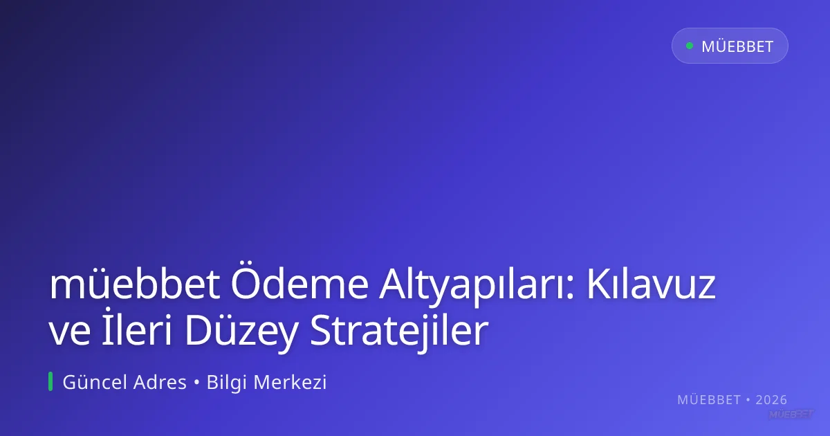 müebbet Ödeme Yöntemleri Karşılaştırması: Güvenlik ve Hız - müebbet rehber görseli